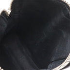 Gucci GG Supreme Web Line Messenger Bag Pochette Leather Black Dark Gray — view 6