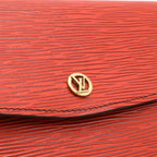 Louis Vuitton Epi Montaigne 27 Clutch Castilian Red Gold — view 9