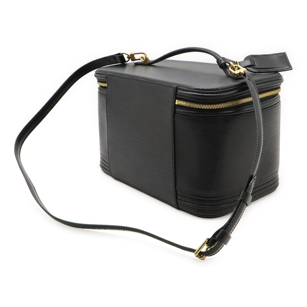 Louis Vuitton Epi Nice 2-Way Vanity Shoulder Bag Leather Noir Black — view 2