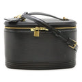 Louis Vuitton Epi Nice 2-Way Vanity Shoulder Bag Leather Noir Black