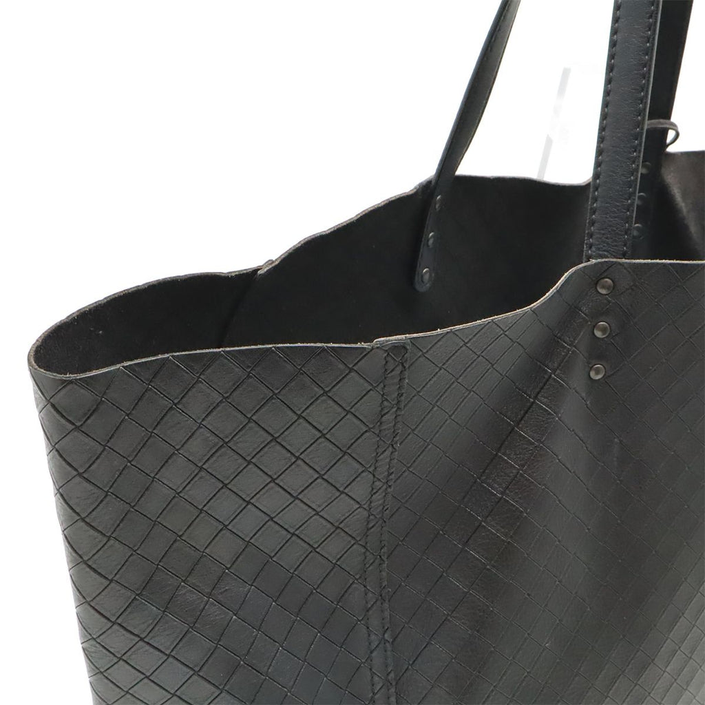 Bottega Veneta Intreccio Mirage Tote Shoulder Bag Leather Black — view 6