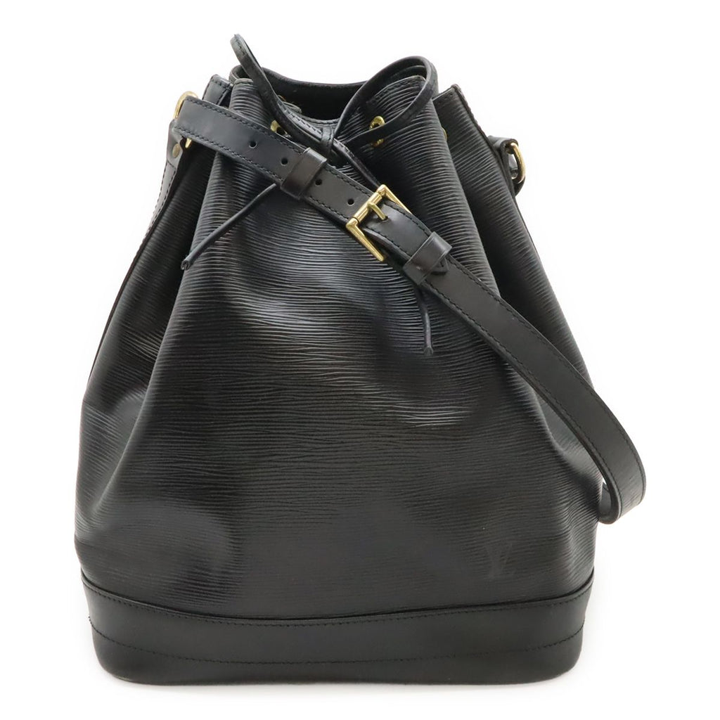 Louis Vuitton Epi Noe Shoulder Bag Drawstring Noir Black Gold