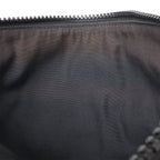 Gucci GG Nylon Shoulder Bag Crossbody Leather Black Gray Silver — view 8