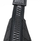 Gucci GG Nylon Shoulder Bag Crossbody Leather Black Gray Silver — view 5