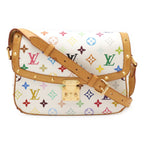 Louis Vuitton Monogram Multicolor Sologne Shoulder Bag Crossbody Blanc White