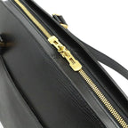 Louis Vuitton Epi Solferino GM Boston Bag Noir Black Gold — view 5