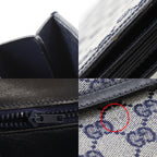 Gucci Vintage GG Canvas Navy Shoulder — view 8