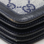 Gucci Vintage GG Canvas Navy Shoulder — view 4