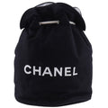 Chanel Pool Logo Cotton Black Shoulder