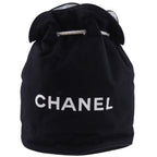 Chanel Pool Logo Cotton Black Shoulder