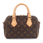 Louis Vuitton Monogram Speedy Bandouliere 20 2-Way Bag Beige — view 3