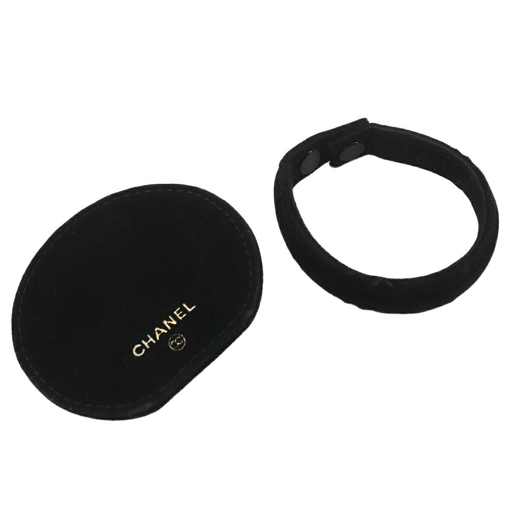 Chanel CC Logo Case Box Pouch Caviar Leather Green Vintage — view 7