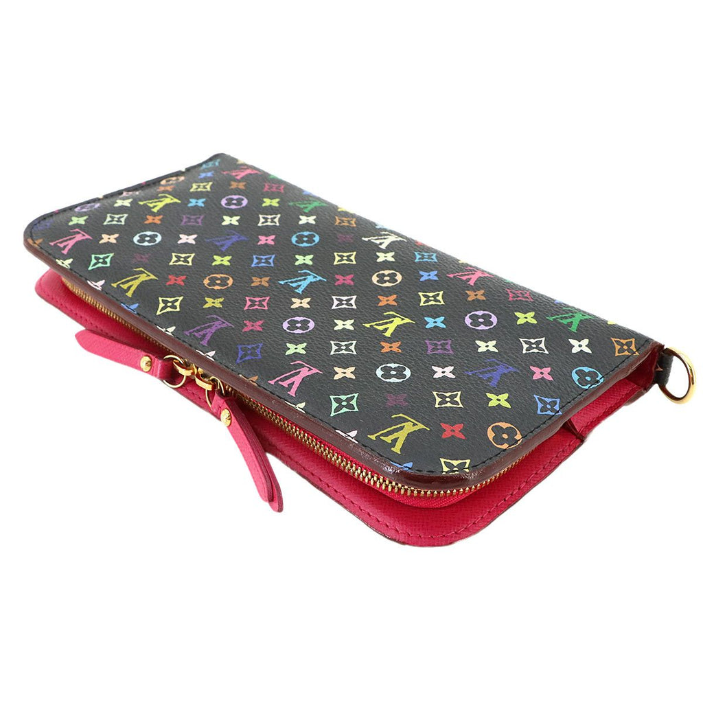 Louis Vuitton Monogram Multicolor Portefeuille Insolite Wallet Noir — view 4