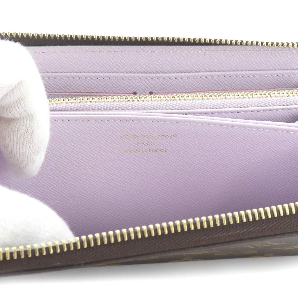 Louis Vuitton Monogram Zippy Wallet Zip Around Misty Lilac — view 9