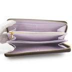 Louis Vuitton Monogram Zippy Wallet Zip Around Misty Lilac — view 6