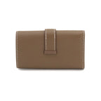Hermes Bearn Key Case Quadruple Strand Epsom Etoupe Silver Key Holder — view 3