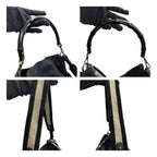 Gucci Bamboo Black Silver GG Canvas Leather Shoulder — view 6