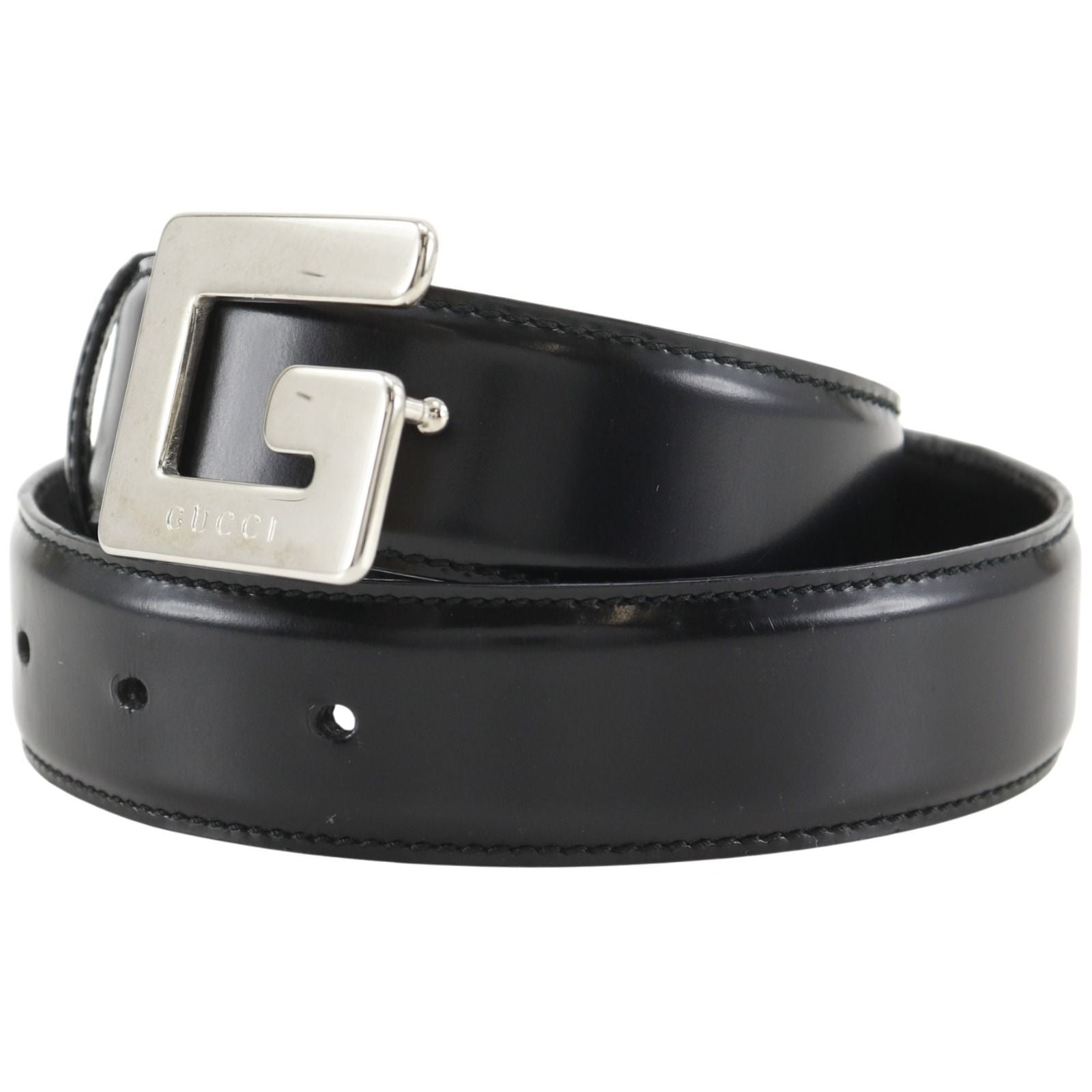 Gucci Buckle Black Belt — view 2