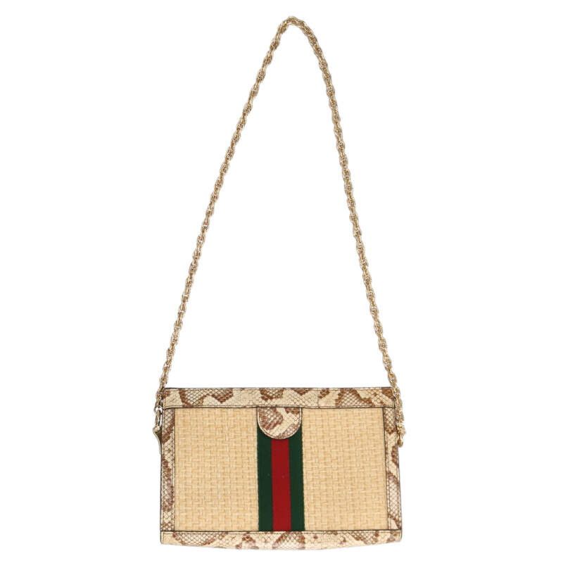 Gucci Ophidia Small Exotic Cles the Shoulder — view 2
