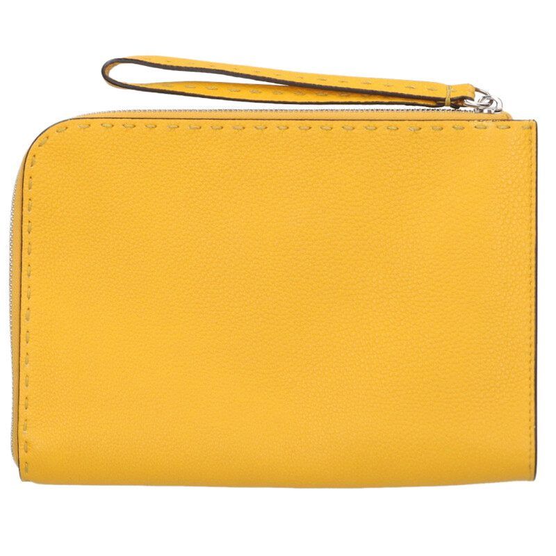 Fendi Selleria Slim Clutch Leather — view 2