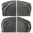 Bottega Veneta Gray Leather Clutch — view 7