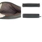 Bottega Veneta Gray Leather Clutch — view 9