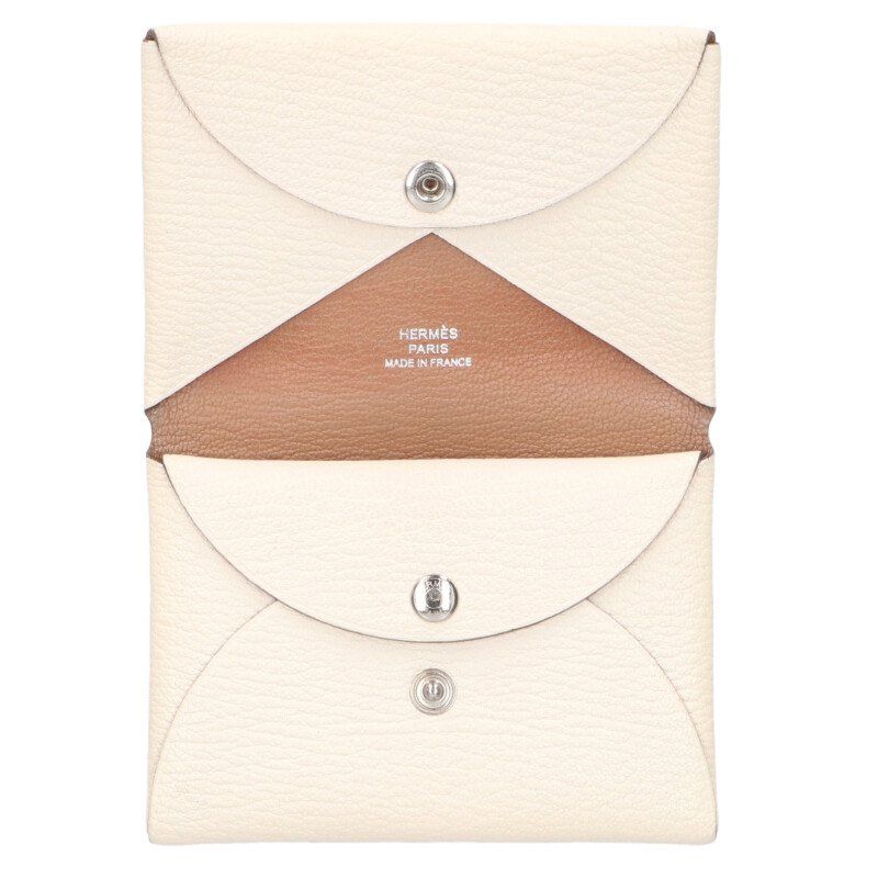 Hermes Calvi Duo Chevre Bifold Card Case — view 3