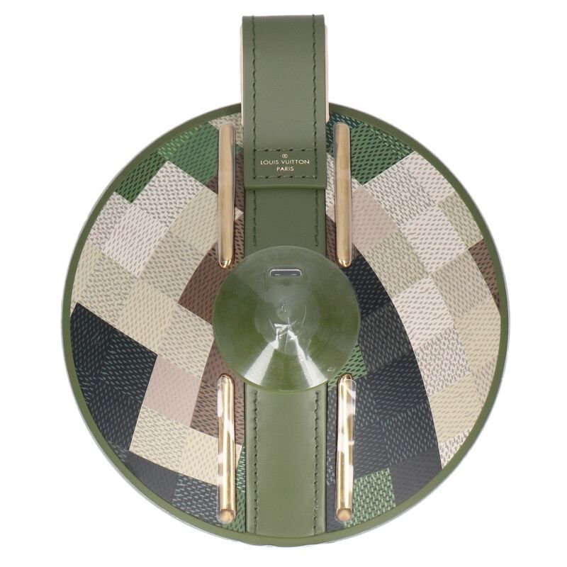 Louis Vuitton LV Nanogram Speaker Camouflage Damier Aluminum Shoulder — view 4