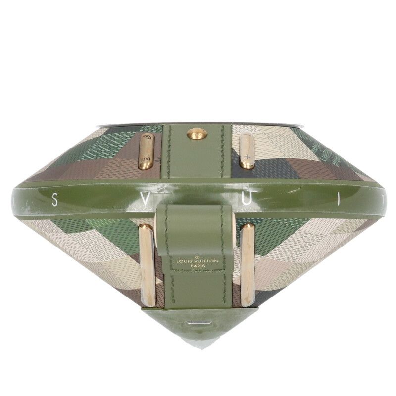 Louis Vuitton LV Nanogram Speaker Camouflage Damier Aluminum Shoulder — view 2