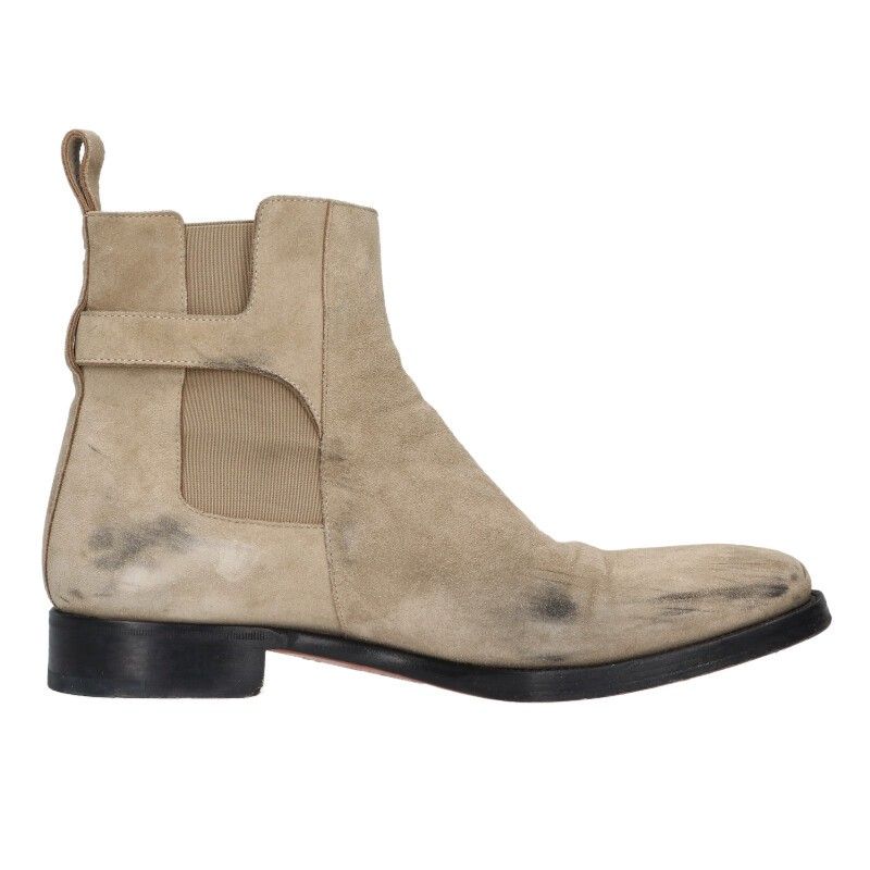 Hermes Side Gore Suede Leather Boots — view 5