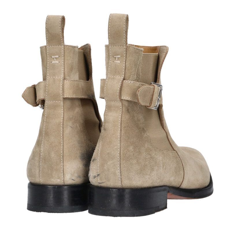 Hermes Side Gore Suede Leather Boots — view 2