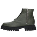 Gucci GG Embossed Side Zip Leather Boots 11.5