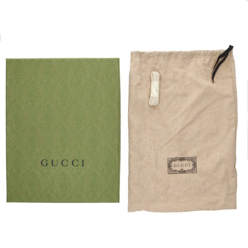 Gucci GG Embossed Side Zip Leather Boots 11.5 — view 5