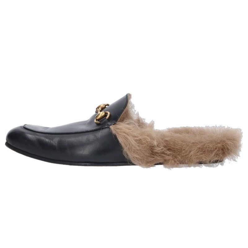 Gucci Princetown Horsebit Leather Loafers