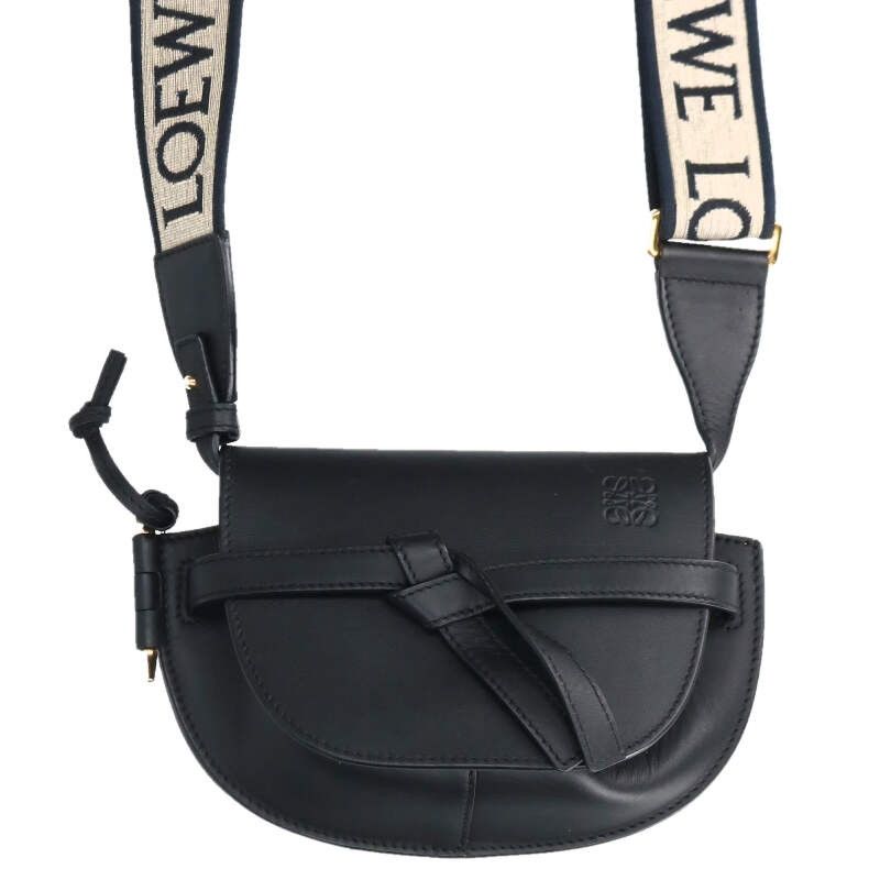 Loewe Gate Dual Mini Anagram Strap Leather Shoulder