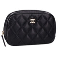 Chanel Timeless Classic Line Quilted Pouch