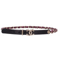 Chanel 22 Tweed Contrast Chain Belt