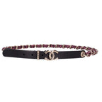 Chanel 22 Tweed Contrast Chain Belt