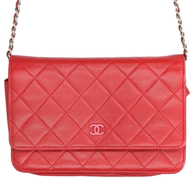Chanel Lambskin Chain Shoulder Bag