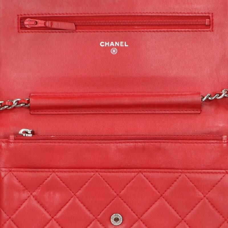 Chanel Lambskin Chain Shoulder Bag — view 5