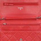 Chanel Lambskin Chain Shoulder Bag — view 5