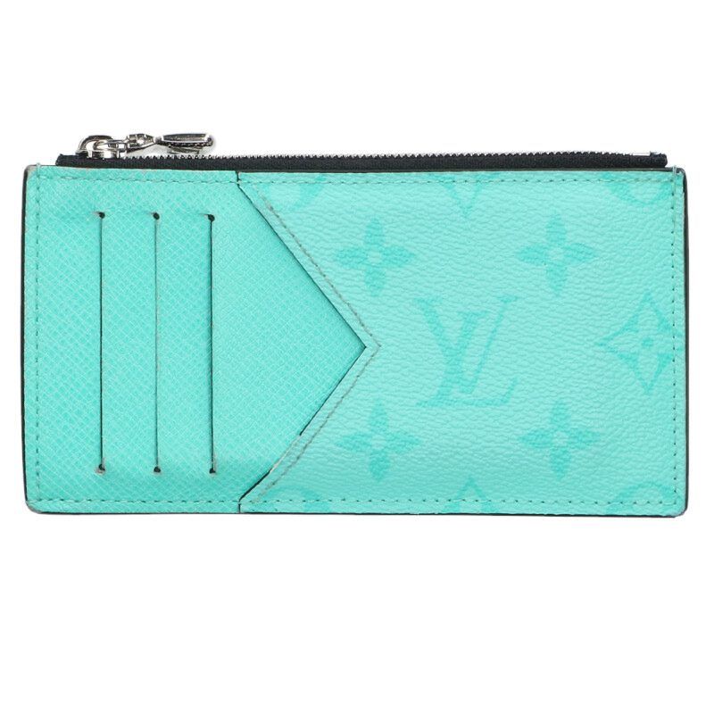 Louis Vuitton Taigarama Coin Card Holder Monogram Case