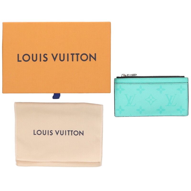 Louis Vuitton Taigarama Coin Card Holder Monogram Case — view 3