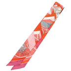 Hermes Twilly Springs Silk Scarf