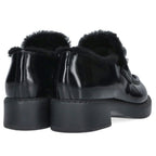 Prada Brushed Leather Loafers — view 2