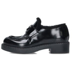 Prada Brushed Leather Loafers
