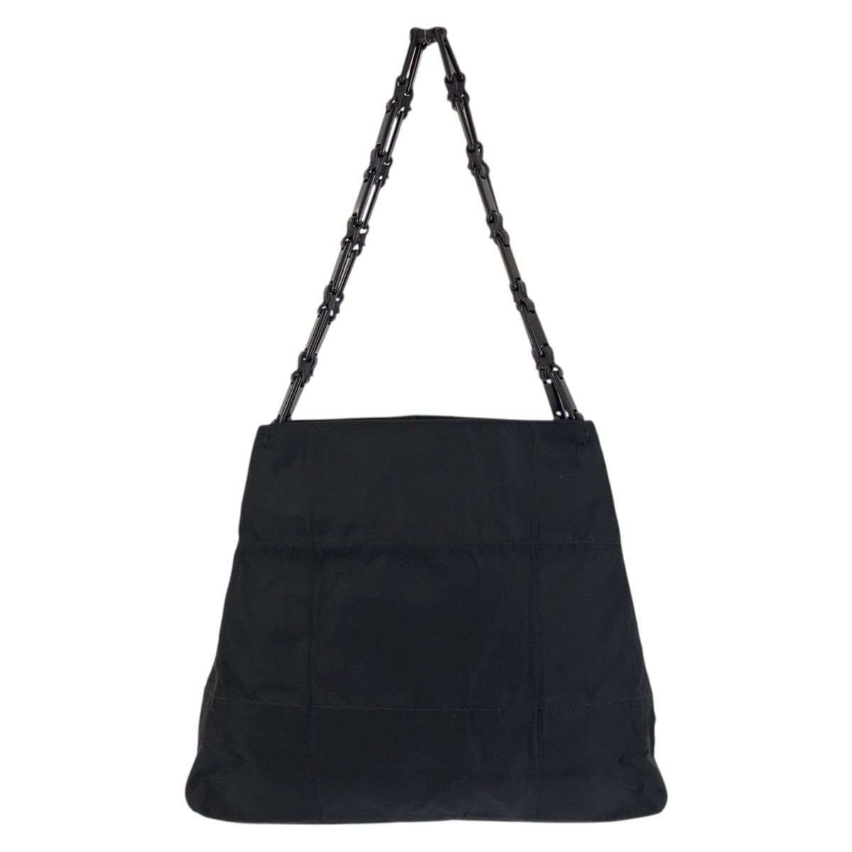 Prada Tessuto Black Nylon Plastic Shoulder — view 2