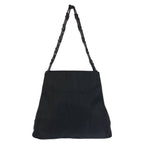 Prada Tessuto Black Nylon Plastic Shoulder