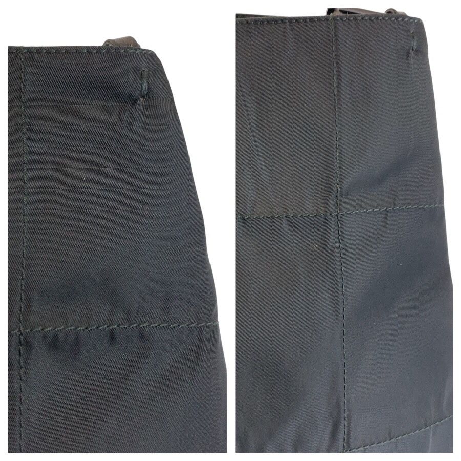 Prada Tessuto Black Nylon Plastic Shoulder — view 5