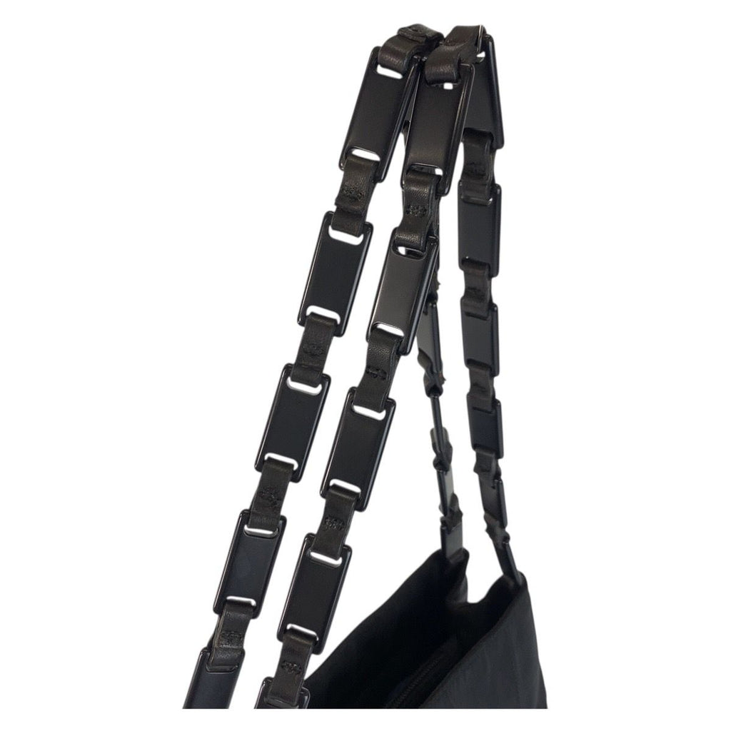 Prada Tessuto Black Nylon Plastic Shoulder — view 8